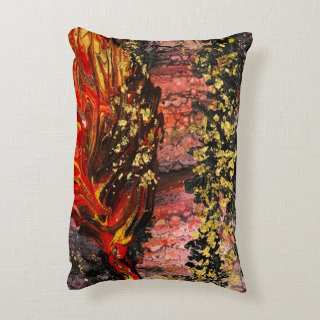 Coussins Décoratifs Inspiré par les incendies de Californie (Dos(Vertical))