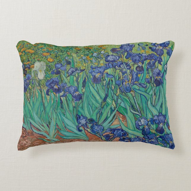 Coussins Décoratifs "Irises" de Vincent van Gogh (Devant)