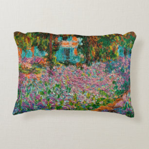 Coussins Décoratifs Irises Monet Garden Fleurs Giverny