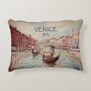 Coussins Décoratifs Italie Voyage - VENICE aquarelle souvenir