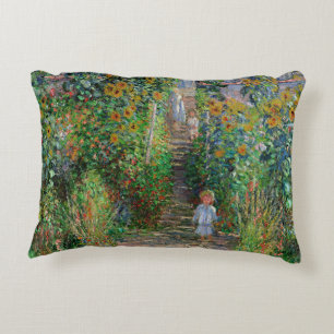 Coussins Décoratifs Jardin de Monet Vetheuil Impressionim Peinture de