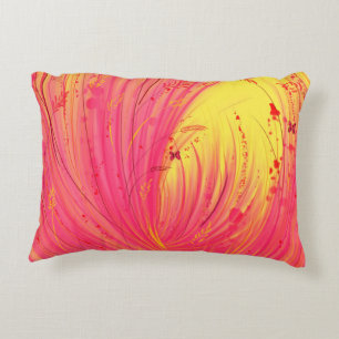 Coussins Décoratifs Jardin enchanté rose Abstrait
