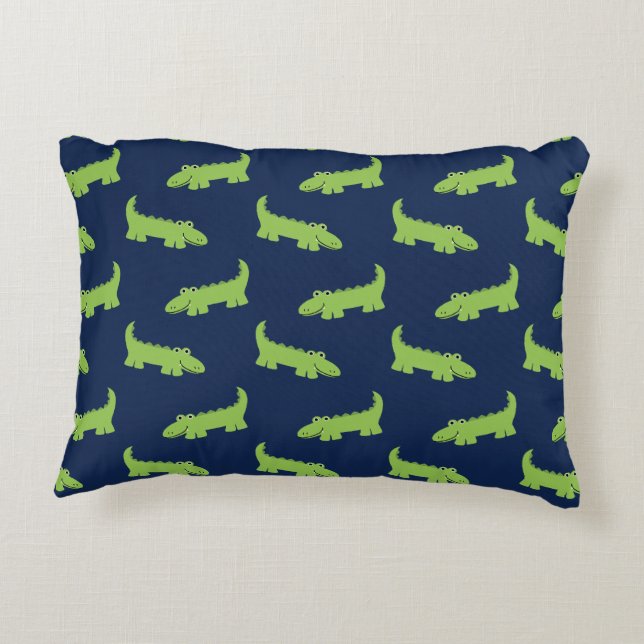 Coussins Décoratifs Joli Alligator Motif Enfants (Dos)