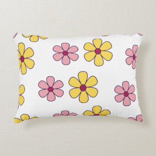 Coussins Décoratifs Joli motif de grandes fleurs