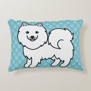Coussins Décoratifs Joli Samoyède de dessin animé