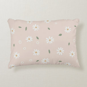 Coussins Décoratifs Jolies Fleurs de Marguerites & Feuillage