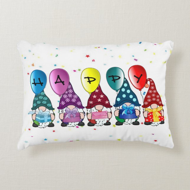 Coussins Décoratifs Joyeux Gnomes (Devant)