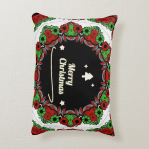 Coussins Décoratifs Joyeux modèles de mandala de Noël