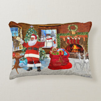Coussins Décoratifs Joyeux Noël de la part du Père Noël
