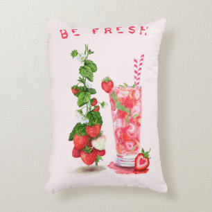 Coussins Décoratifs Jus de fraise frais Boisson Cool - Fruits d'été
