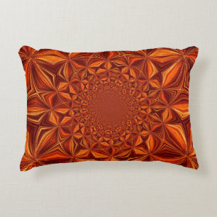Coussins Décoratifs Kaleidoscope Orange Digital Paper-28503-