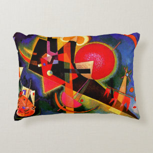 Coussins Décoratifs Kandinsky - En bleu, peinture populaire