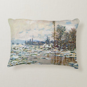 Coussins Décoratifs La débâcle des glaces de Claude Monet