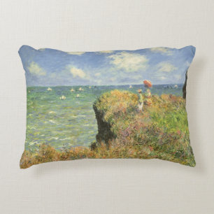 Coussins Décoratifs La Promenade à Pourville par Claude Monet