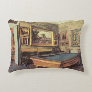 Coussins Décoratifs La salle de billard chez Menil Hubert par Edgar De