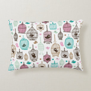 Coussins Décoratifs l'amour de cage à oiseaux badine le motif
