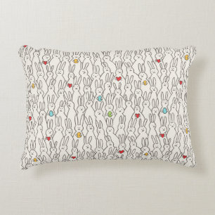 Coussins Décoratifs Lapin De Pâques : Joyeux Amusant Sans Couche.
