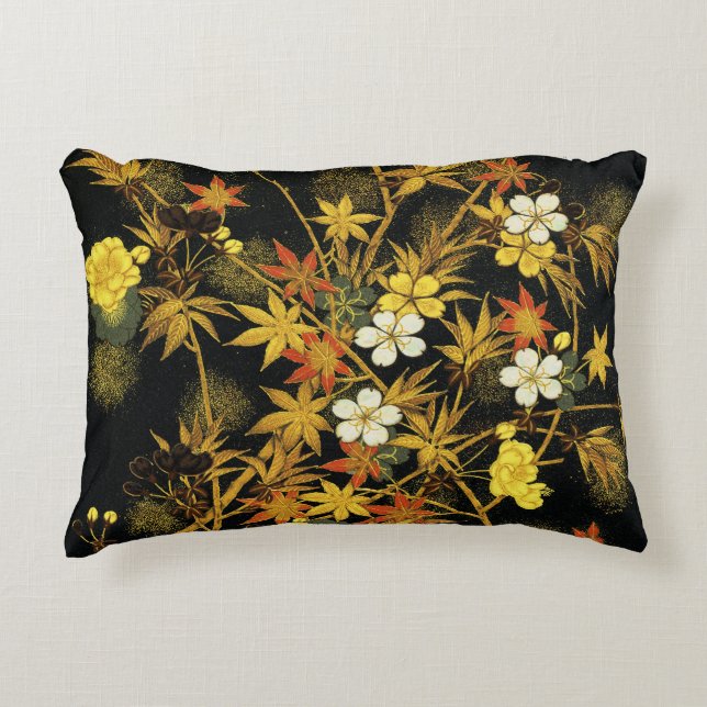 Coussins Décoratifs L'automne japonais laisse l'art classique antique  (Devant)