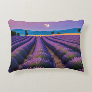 Coussins Décoratifs Lavande Nature Extérieur Paysage Calme Tranquille