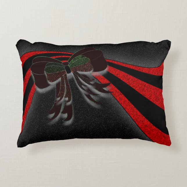 Coussins Décoratifs Le Bow de Noël - (Devant)