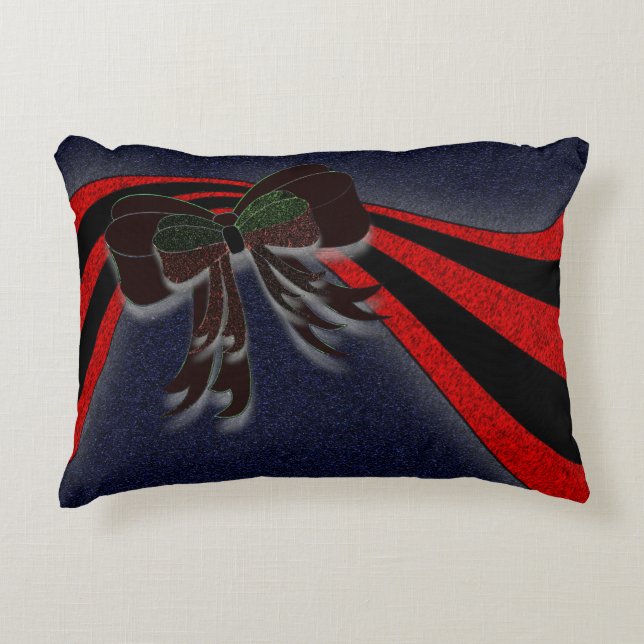 Coussins Décoratifs Le Bow de Noël - (Devant)
