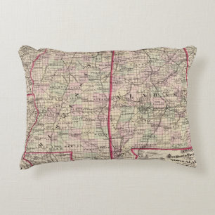 Coussins Décoratifs Le Mississippi et l'Alabama