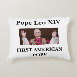 Coussins Décoratifs Le Pape Léon XIV, Premier Pape Américain