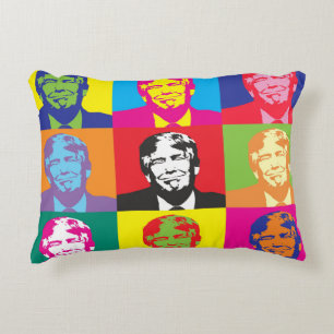 Coussins Décoratifs Le Président Trump Pop Art
