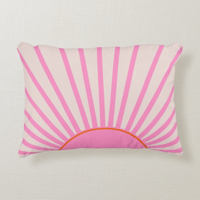 Coussins Décoratifs Le Soleil 01 Soleil rose (Devant)
