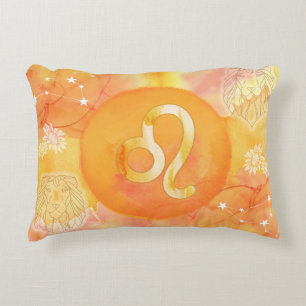 Coussins Décoratifs Léo Astrologie Zodiac Signaux Traits Accent Coussi