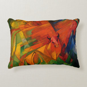 Coussins Décoratifs Les animaux dans un paysage par Franz Marc