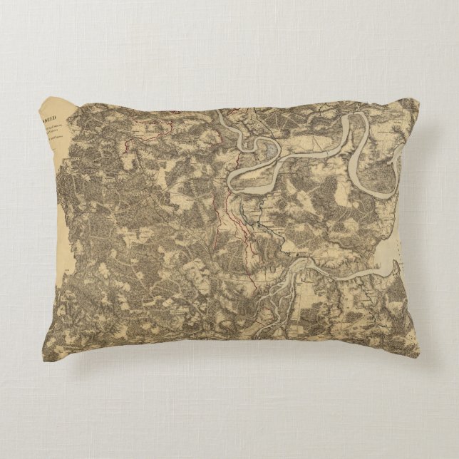 Coussins Décoratifs Les Bermudes cent, la Virginie (Devant)