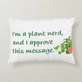 COUSSINS DÉCORATIFS LES NERDS DE PLANTES S'UNISSENT !