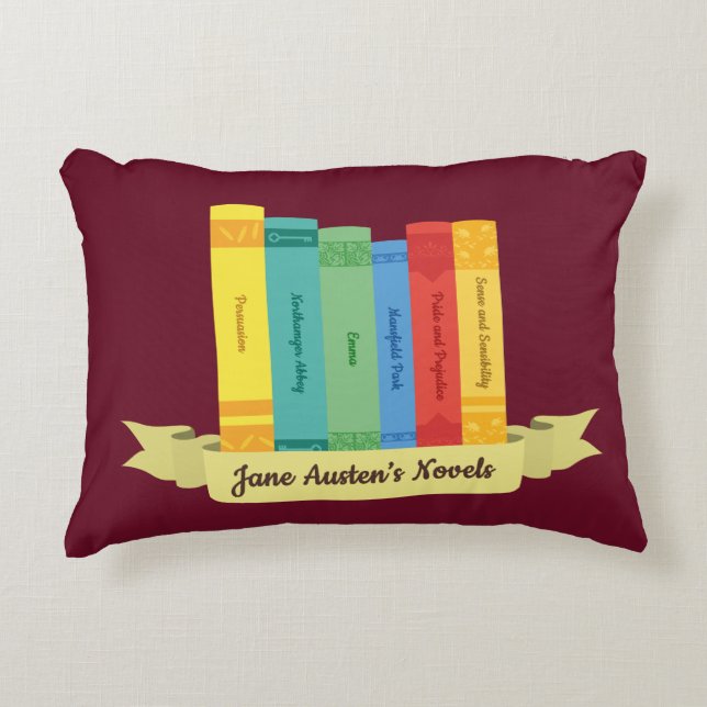 Coussins Décoratifs Les romans de Jane Austen III (Devant)