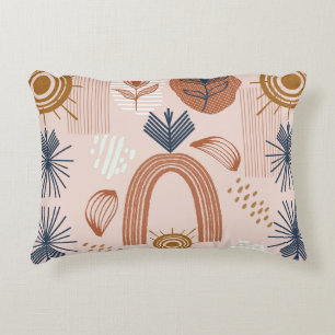 Coussins Décoratifs Lever du soleil en terre cuite : Harmonie de Boho,