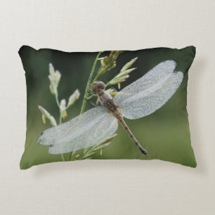 Coussins Décoratifs Libellule Darner couverte de rosée
