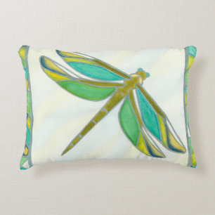 Coussins Décoratifs Libellule en pastel lumineuse par fuite de Vanna