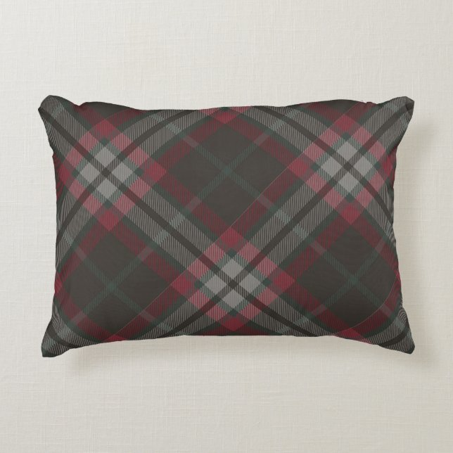 Coussins Décoratifs Lindsay Chasse Ancienne Tartan Plaid Jacquard (Devant)