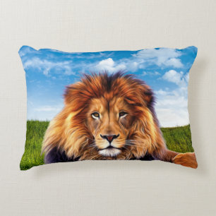 Coussins Décoratifs Lion le roi de la forêt