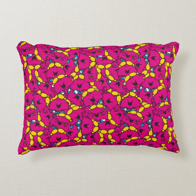 Coussins Décoratifs Little Miss Chatterbox | Motif rose vif (Devant)