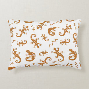 Coussins Décoratifs Lizards Chameleons : Design Motif sans couture.