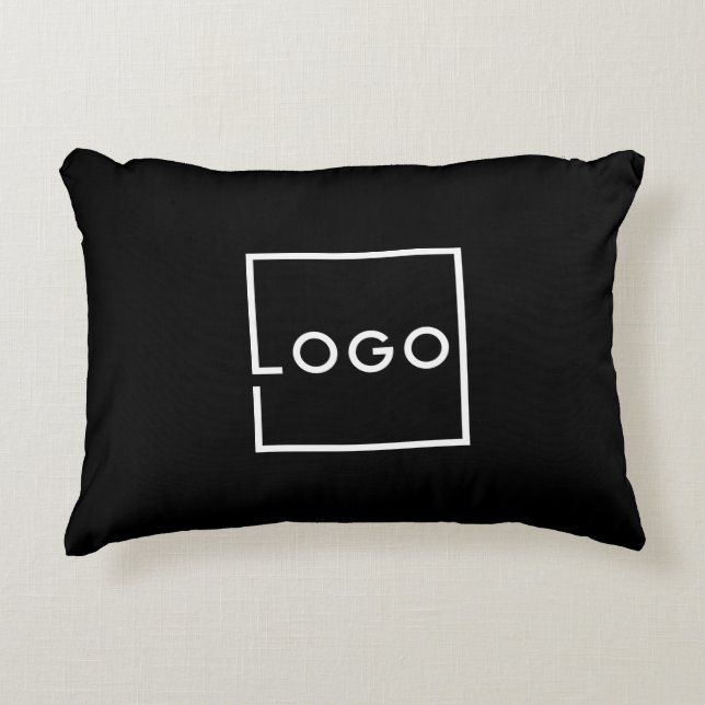 Coussins Décoratifs Logo d'entreprise personnalisé (Devant)