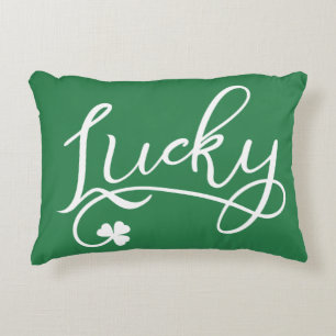 Coussins Décoratifs Lucky Shamrock Jour de la Saint Patrick
