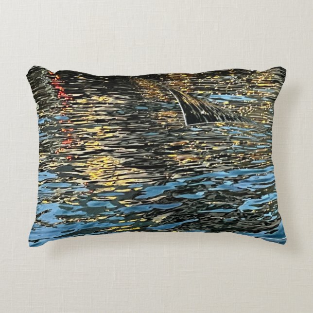 Coussins Décoratifs Lumières du soir sur la mer (Devant)