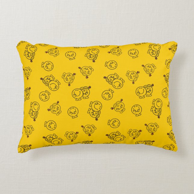 Coussins Décoratifs M. Happy & Little Miss Sunshine | Motif jaune (Devant)