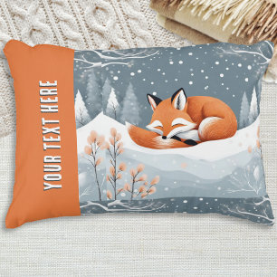 Coussins Décoratifs Magnifique faune Renard d'hiver dans la neige Endo