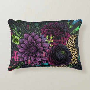 Coussins Décoratifs Magnifique oreiller néo-grunge avec du violet