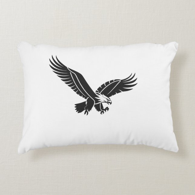 Coussins Décoratifs : Majestic Eagle Art Pillow (Devant)