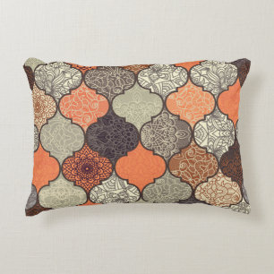 Coussins Décoratifs Mandala coloré : Patchwork Islamique Sans Seamless