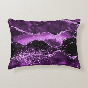 Coussins Décoratifs Marbre rose violet